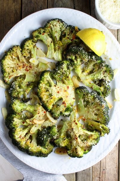 Garlic Parmesan broccoli