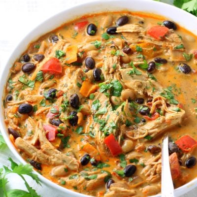 Slow Cooker Creamy Southwest Chicken Soup