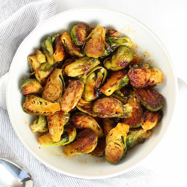 Bowl of brussels sprouts