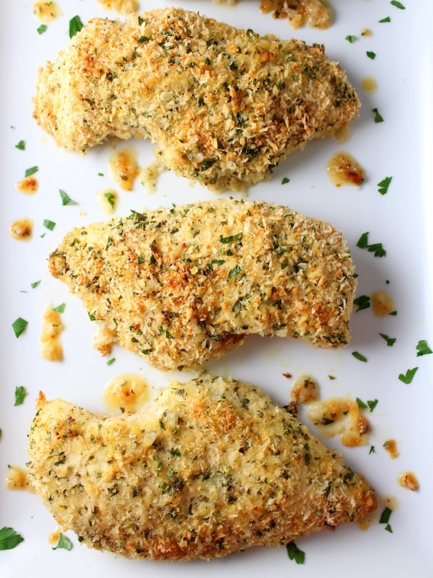 Parmesan Crusted Chicken Oven Baked Taste And See