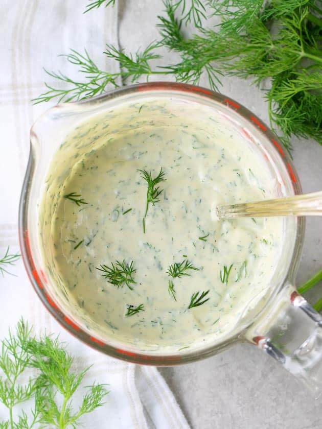 Dill pickle dressing