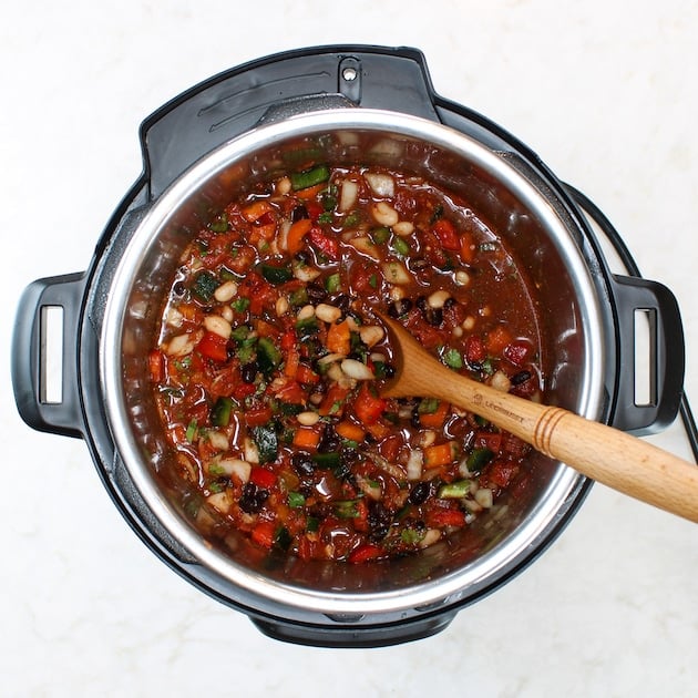 Mexican chili ingredients in instant pot 