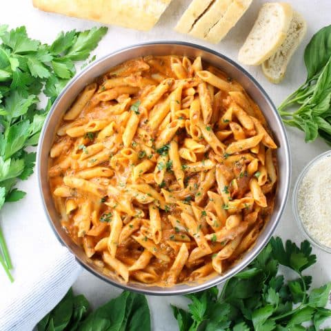 Chicken Penne Pasta with Vodka Sauce - Taste And See