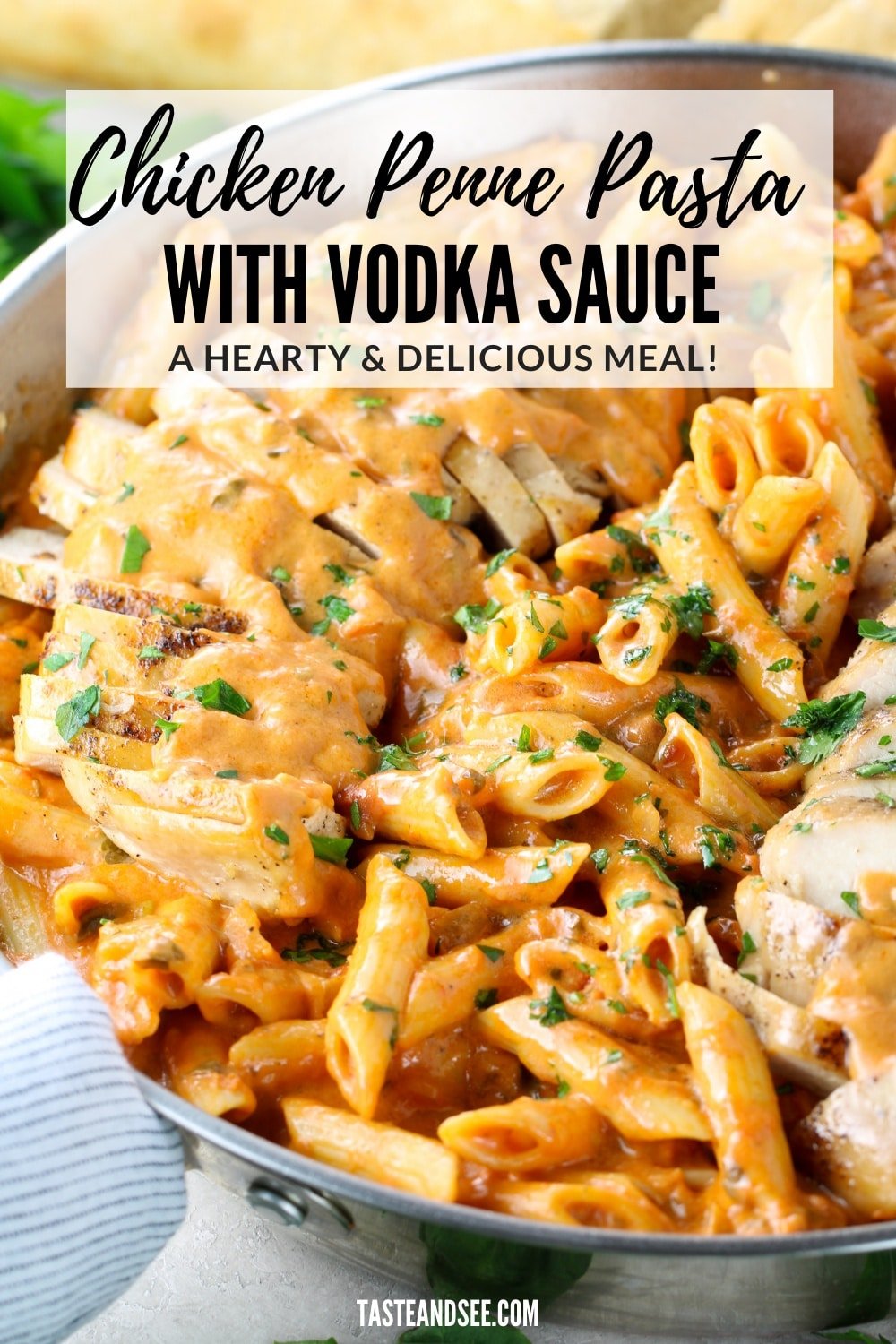 Chicken Penne Pasta with Vodka Sauce Taste And See