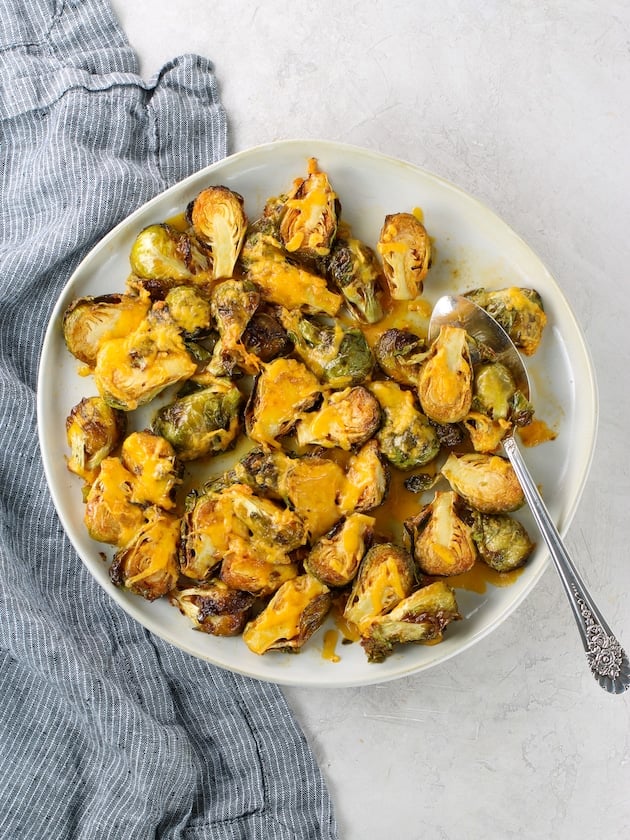 Air fryer buffalo brussels sprouts