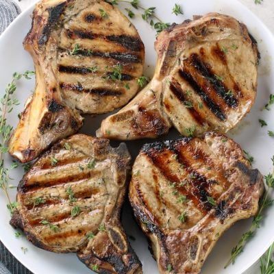 The Perfect Grilled Pork Chops (Gluten Free)