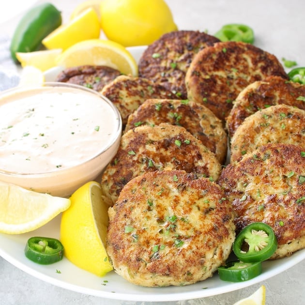 Tuna Cakes with Jalapenos and Cilantro