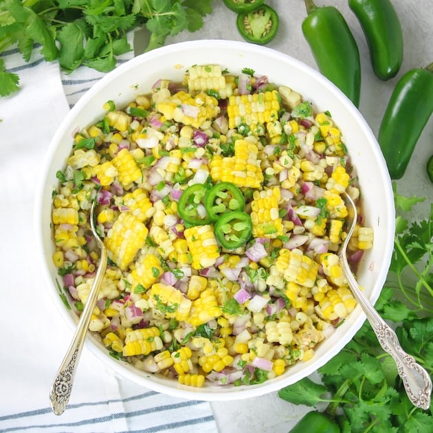 Jalapeño Cilantro Corn Salad Recipe