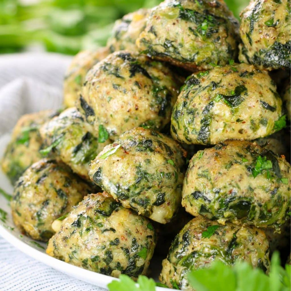 Spinach Feta Chicken Meatballs (Meal Prep) Taste And See
