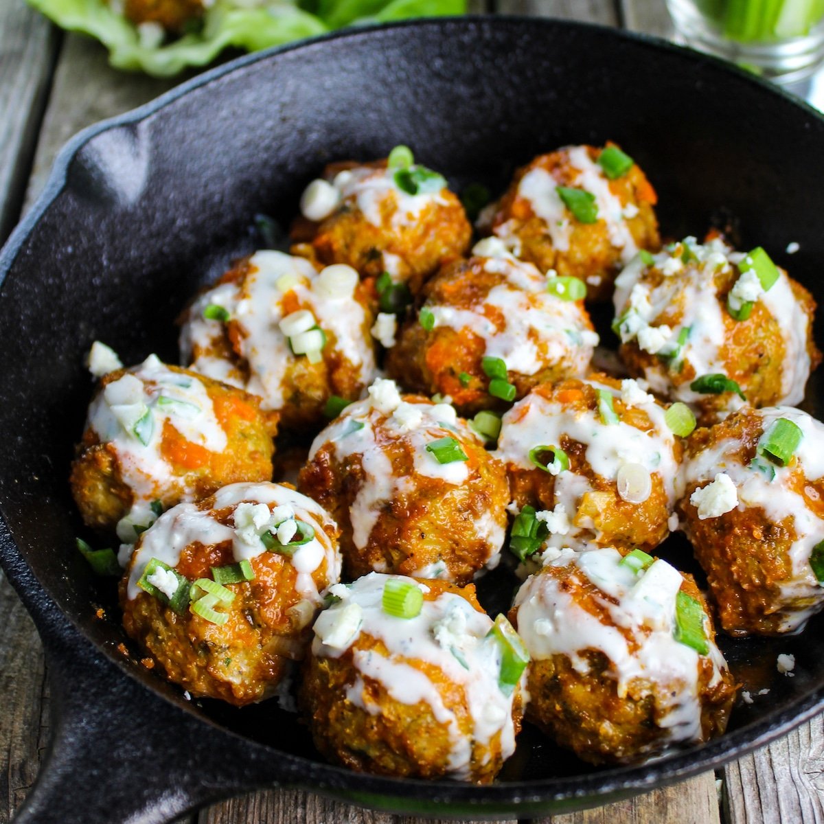 Crock Pot Buffalo Chicken Meatball Subs