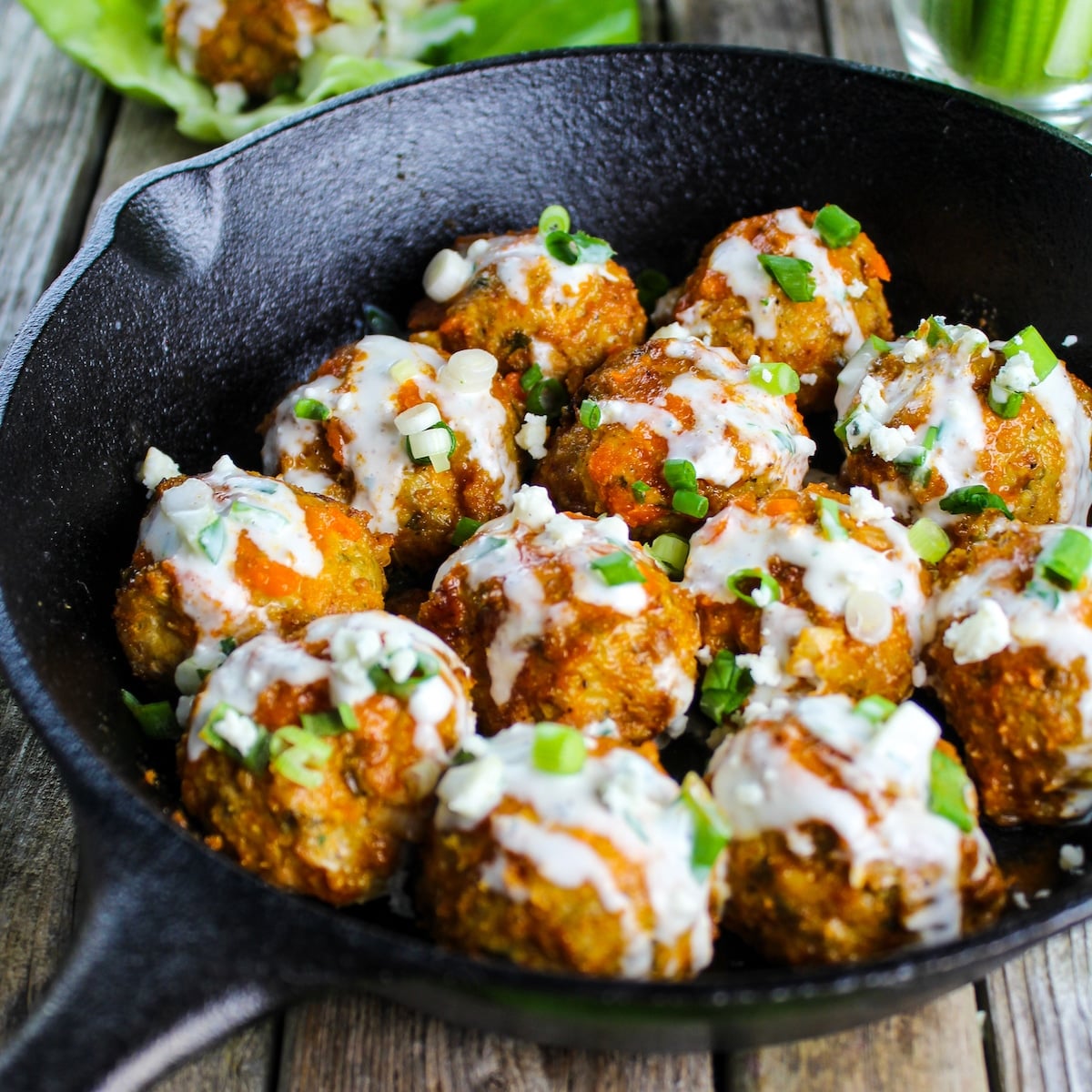 Buffalo Chicken Meatballs - Taste And See