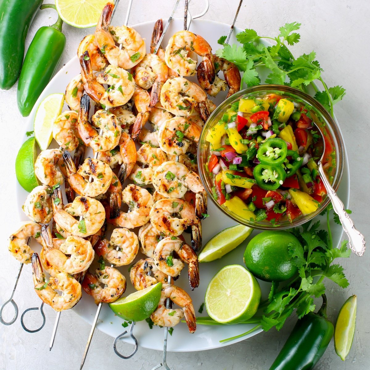 Cilantro lime grilled clearance shrimp