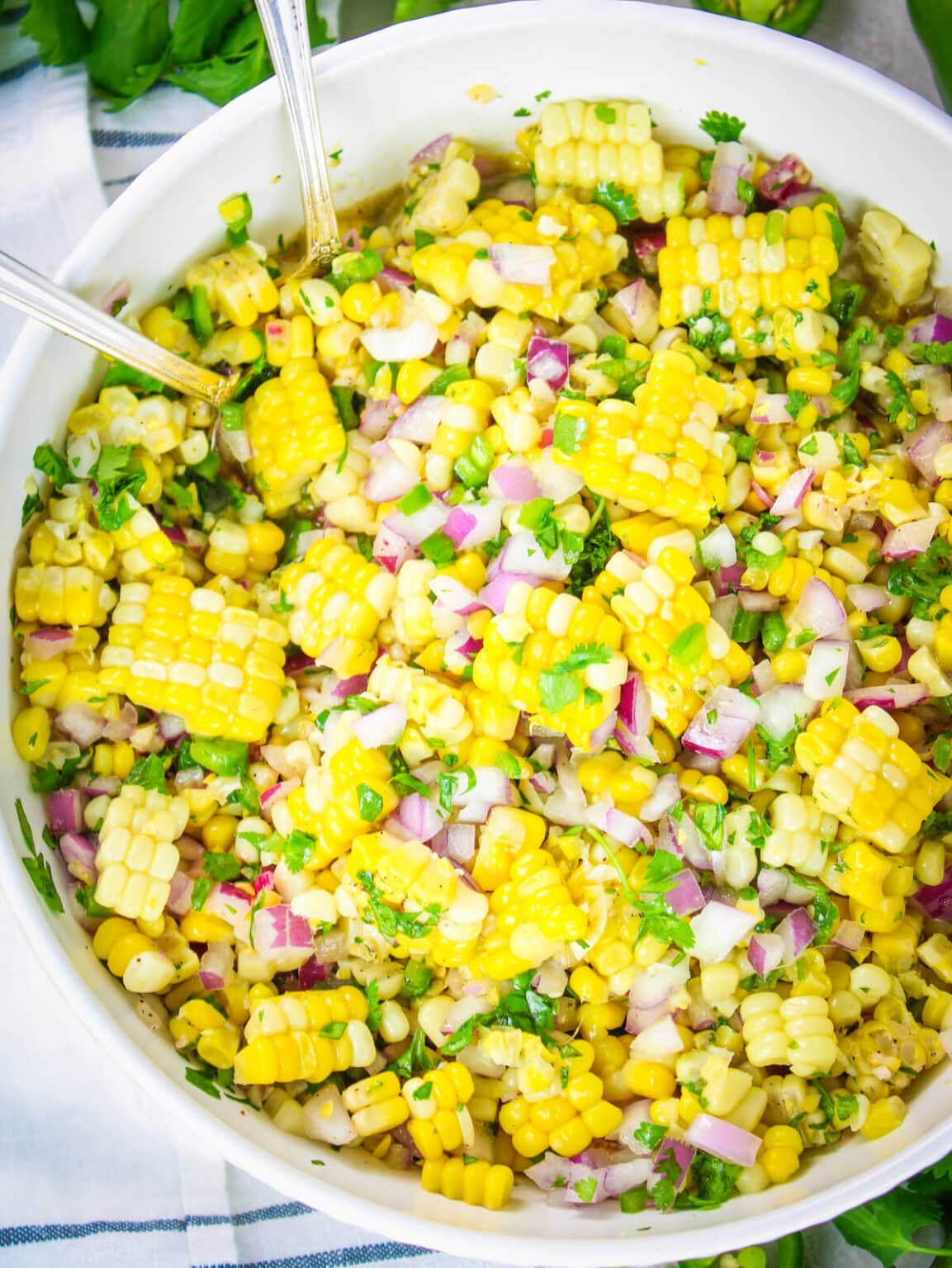 Jalapeño Cilantro Mexican Corn Salad Recipe Taste And See
