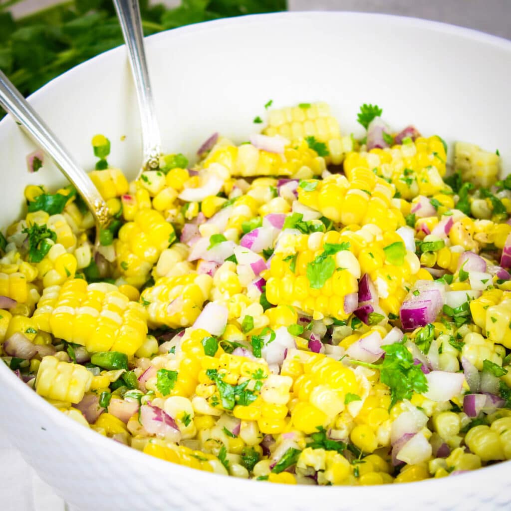 Jalapeño Cilantro Mexican Corn Salad Recipe Taste And See