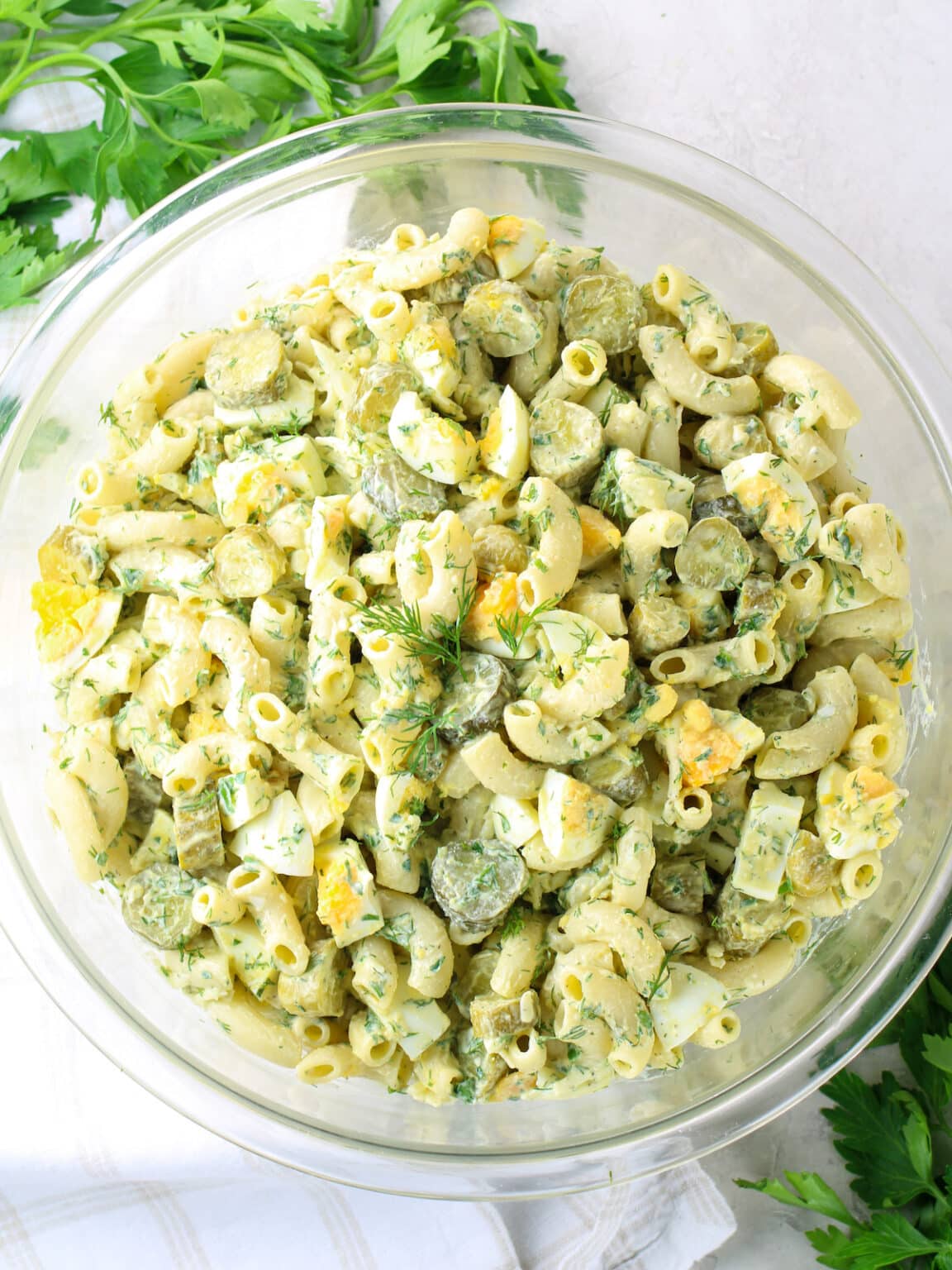 Macaroni Salad With Dill Pickles Taste And See