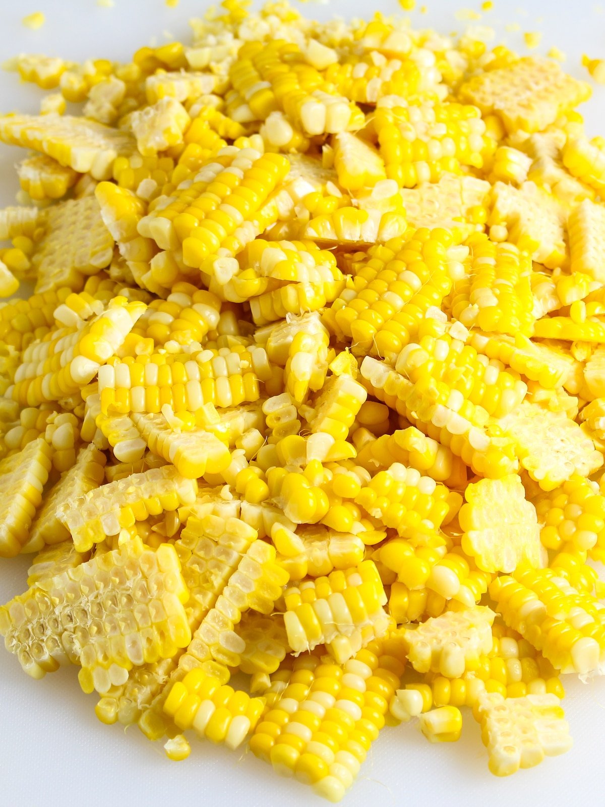 A large pile of corn.
