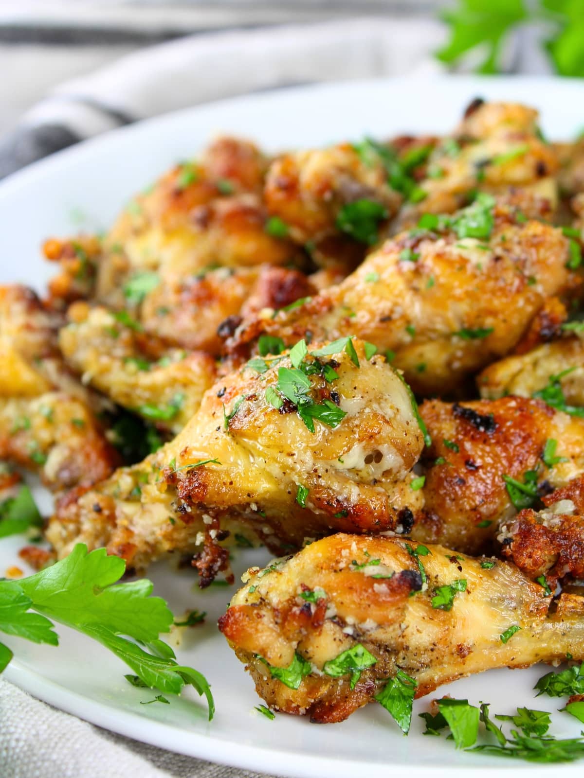 Instant Pot Garlic Parmesan Chicken Wings