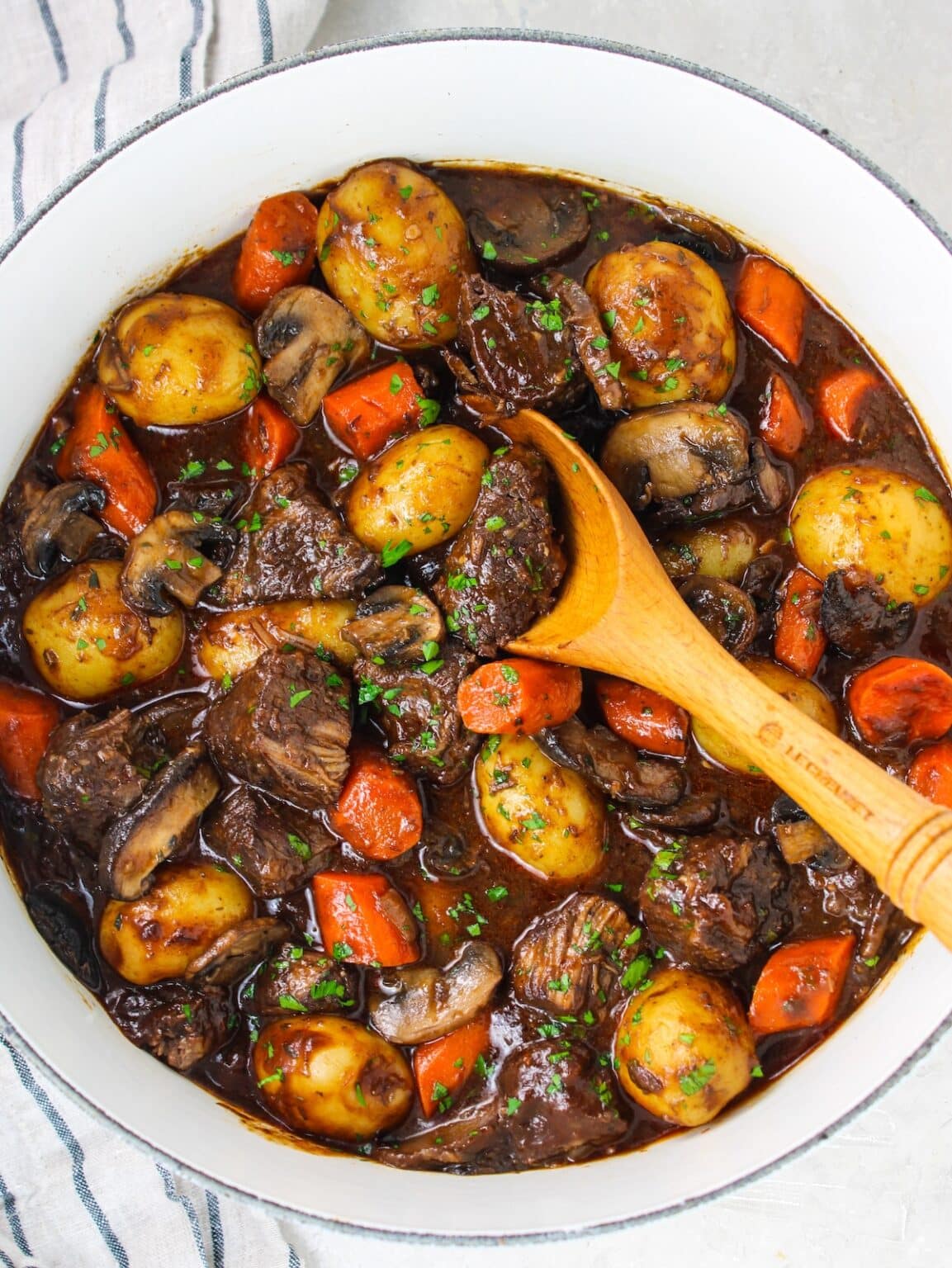 Savory and Rich: Ultimate Beef Stew with Mushrooms - Taste And See