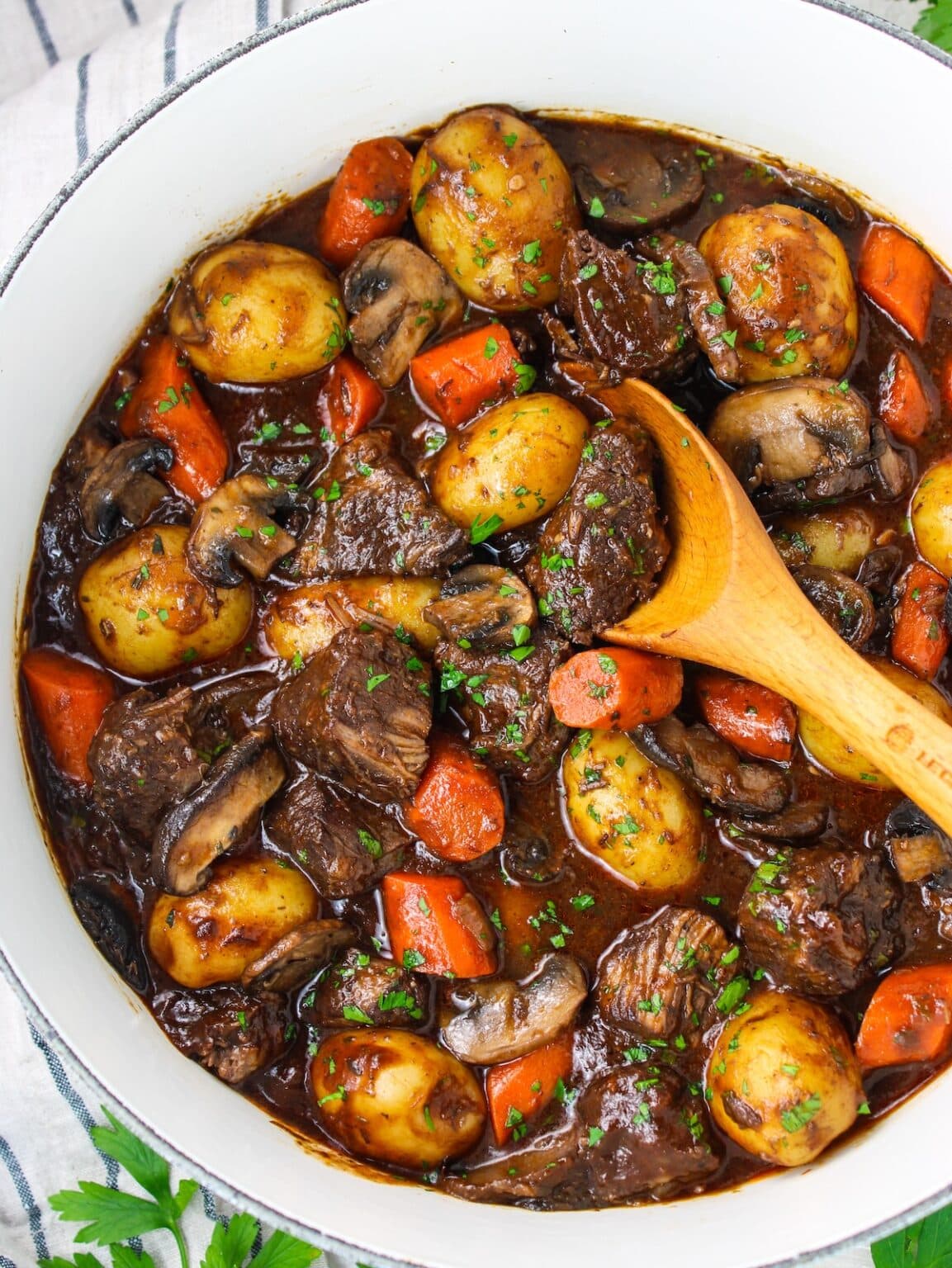 Savory and Rich: Ultimate Beef Stew with Mushrooms - Taste And See