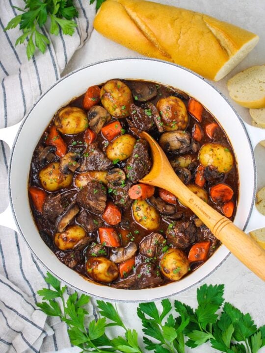 Savory and Rich: Ultimate Beef Stew with Mushrooms - Taste And See