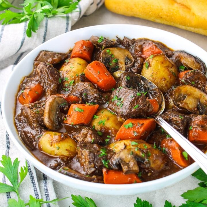 Savory and Rich: Ultimate Beef Stew with Mushrooms - Taste And See