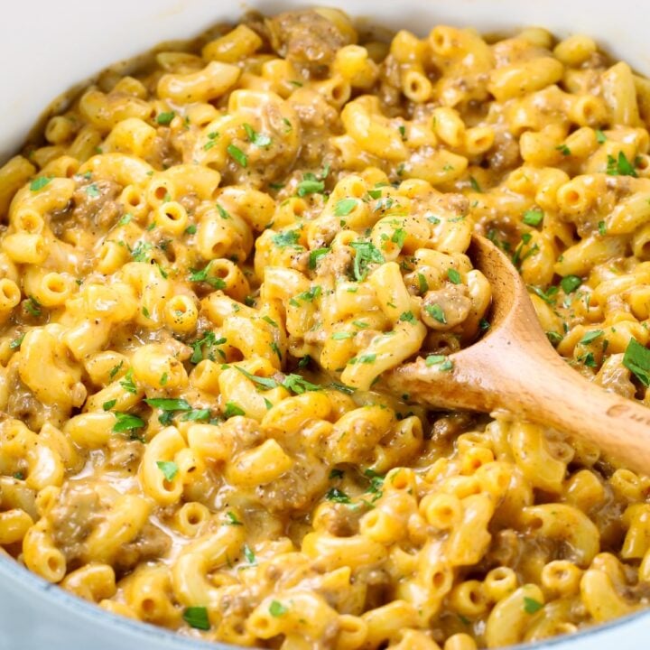 Homemade Cheeseburger Macaroni (Better Than Hamburger Helper!)-image